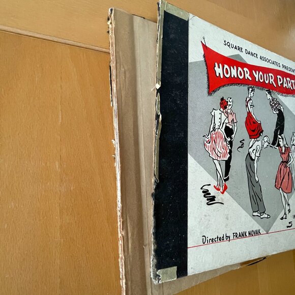 3 Records - Honor Your Partner Square Dances 78RPM 12” Ed Durlacher - Vintage - Picture 2 of 16